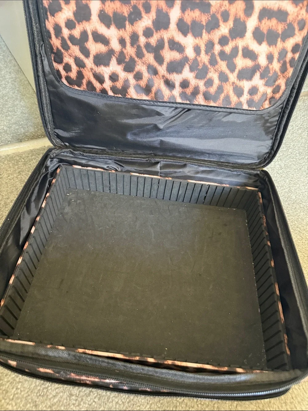 Joy Mangano Leopard Print Jewelry Organizer Storage Case